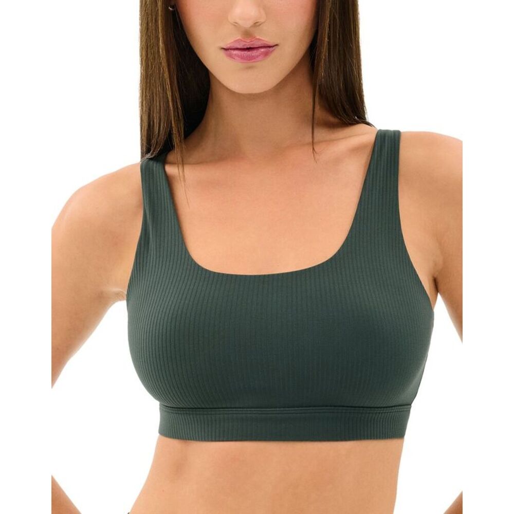 Splits59 Womens  Airweight Rib Bra, Green